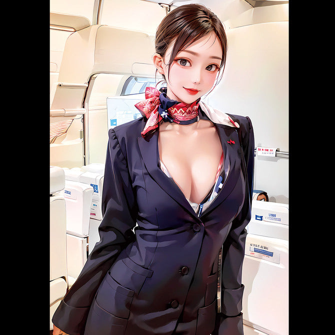 美人CA【客室乗務員】欲情痴態