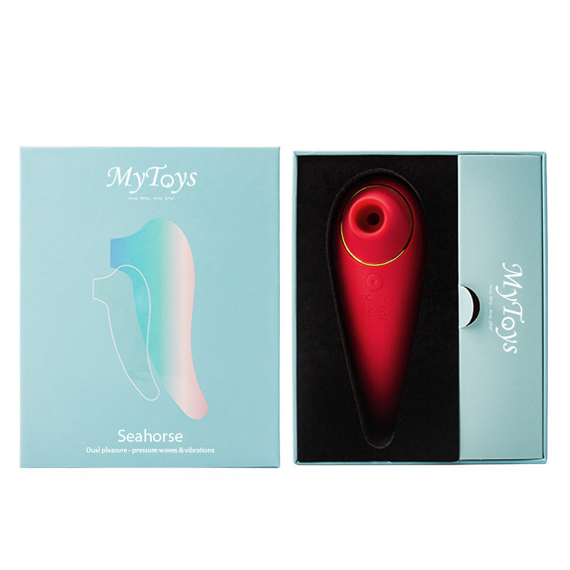MYTOYS SEAHORSE 乳頭陰蒂吸吮器 - 紅色
