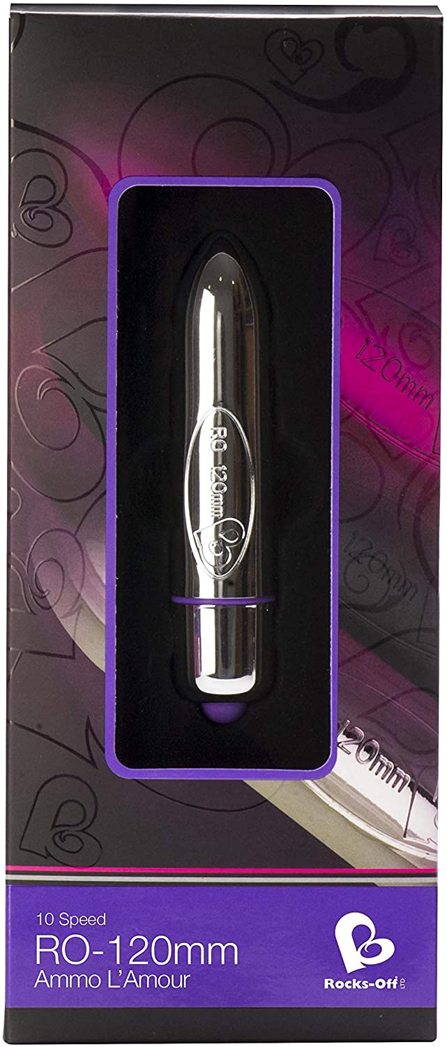 英國ROCKS-OFF RO-120mm子彈震動器-銀色