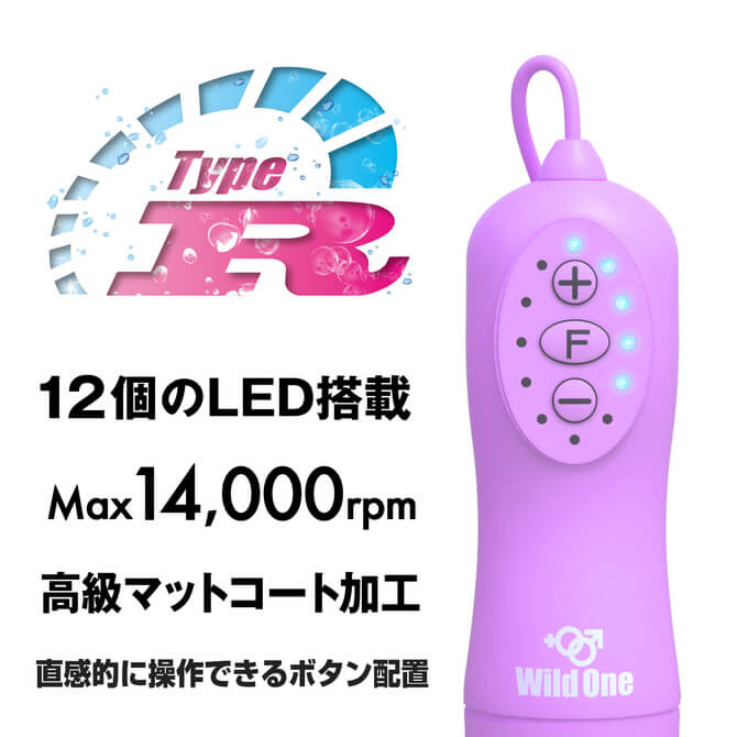 SSI Japan 完全防水 Type-R mini 震蛋-粉紫