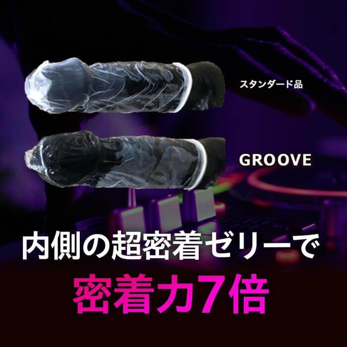 岡本 GROOVE 雙重啫喱 大碼安全套-6片(日本限定版)