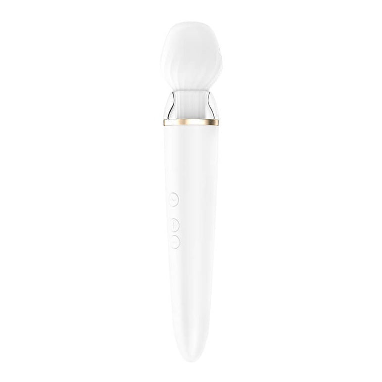 SATISFYER Double Wand-er 智能手機App AV按摩棒連頭套