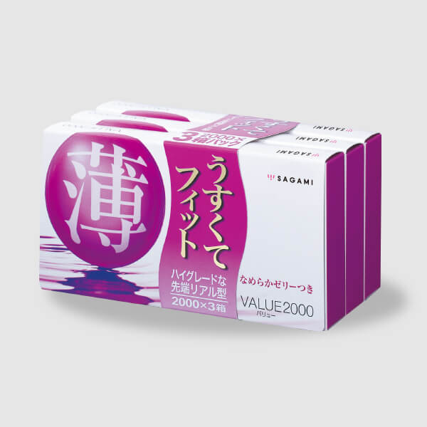 Sagami 相模超薄 Value 2000安全套-12片裝