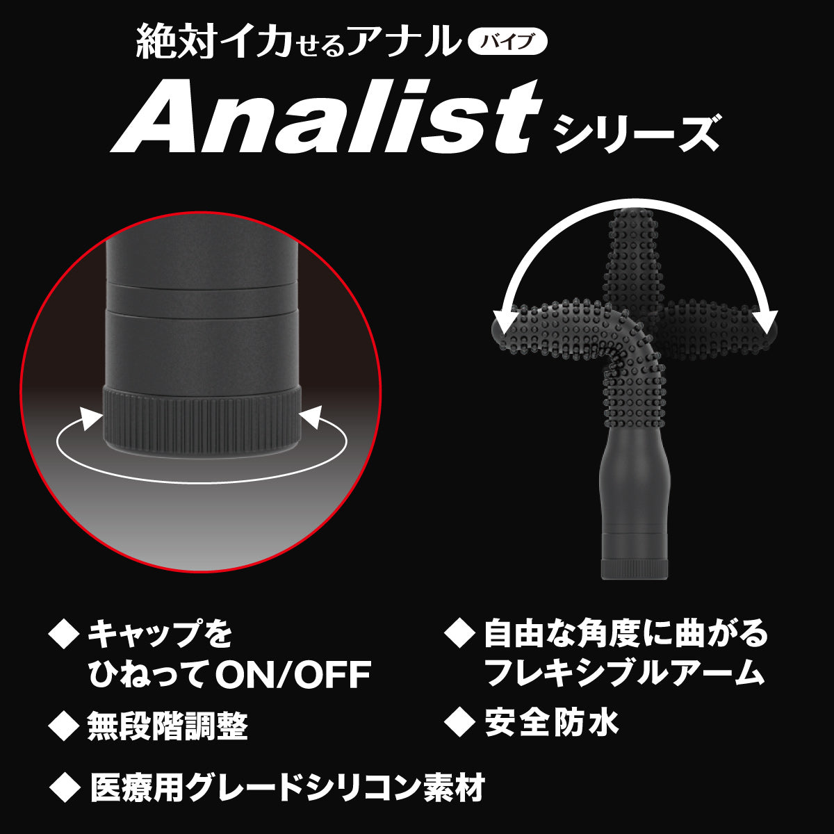 日本SSI Analist008 後庭震棒